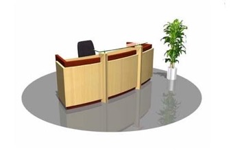 quầy lễ tân phòng gym