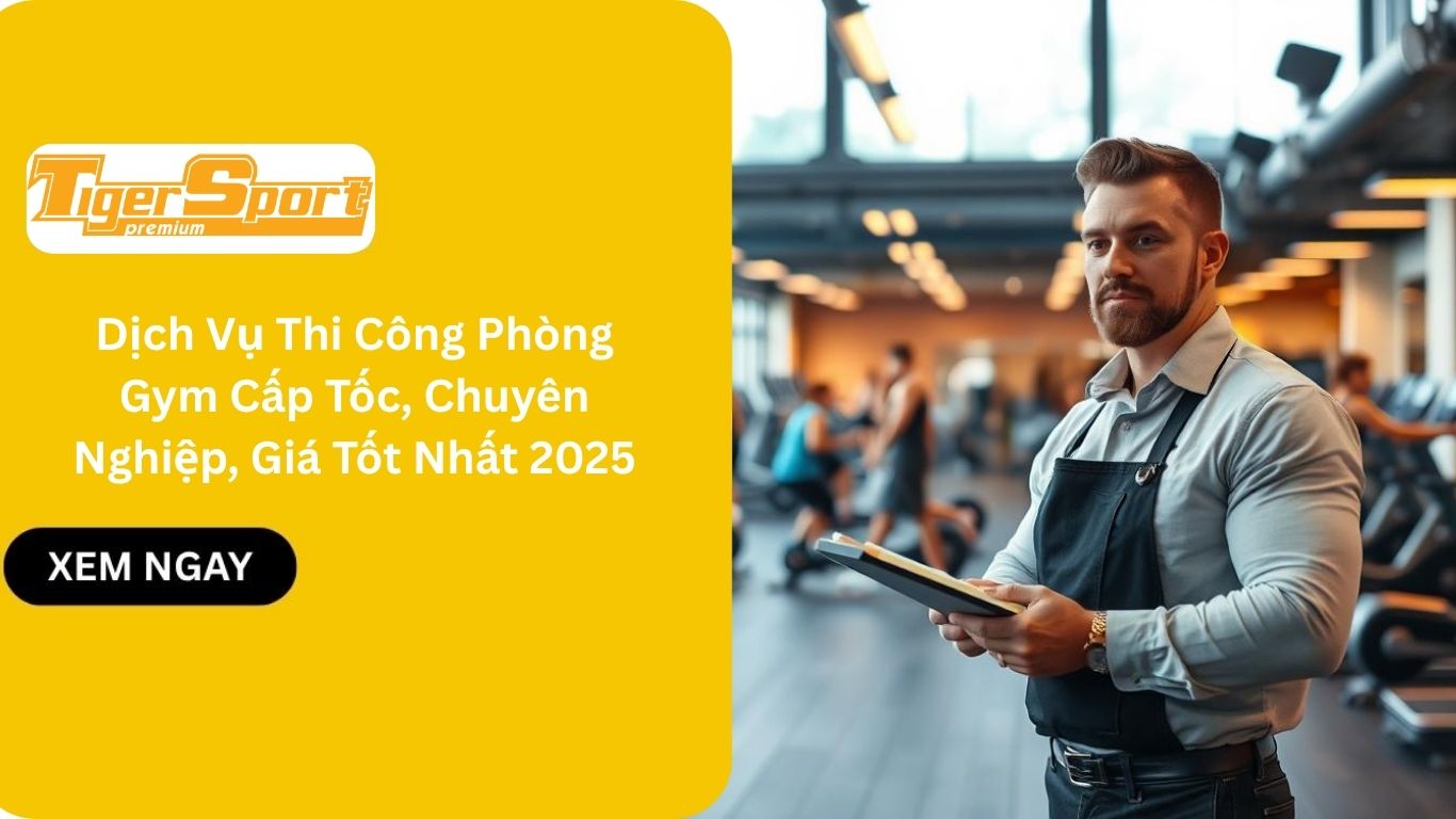 Dịch Vụ Thi Công Phòng Gym Cấp Tốc, Chuyên Nghiệp, Giá Tốt Nhất 2025