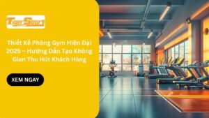 Thiết Kế Phòng Gym Hiện Đại 2025 – Hướng Dẫn Tạo Không Gian Thu Hút Khách Hàng