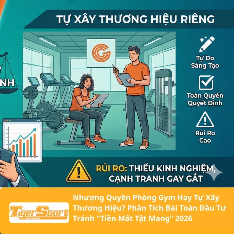 xây dựng thương hiệu phòng gym
