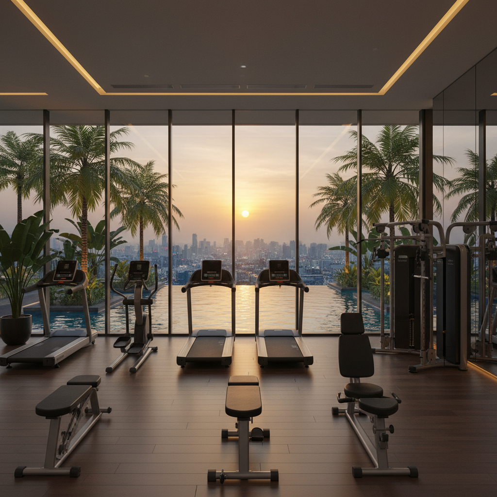 Thiết kế phòng gym dự án bất động sản: Bí quyết tăng giá trị