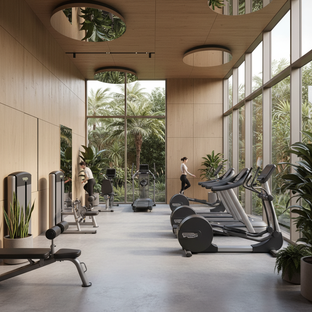 Thiết kế phòng gym dự án bất động sản: Bí quyết tăng giá trị