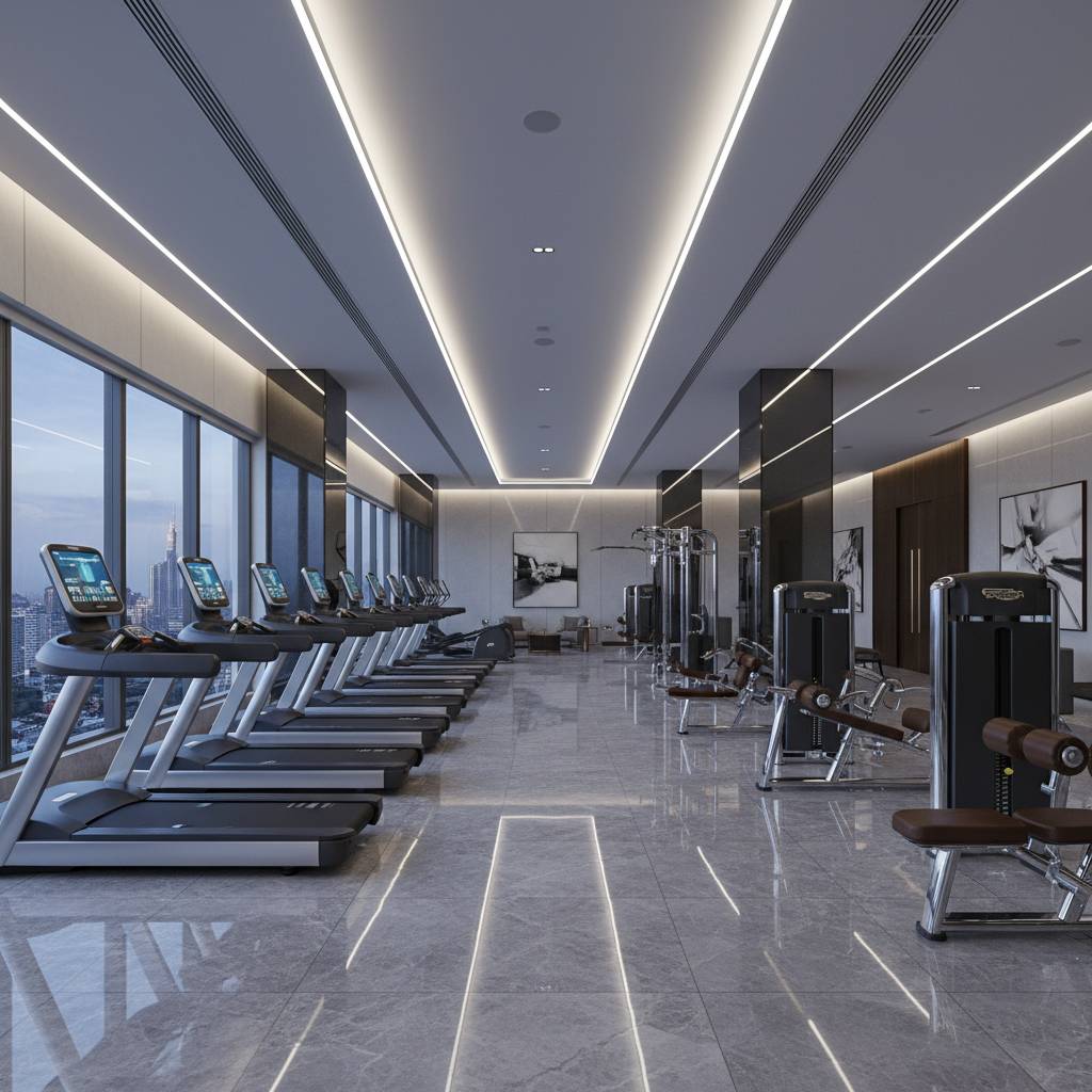 Thiết kế phòng gym dự án bất động sản: Bí quyết tăng giá trị