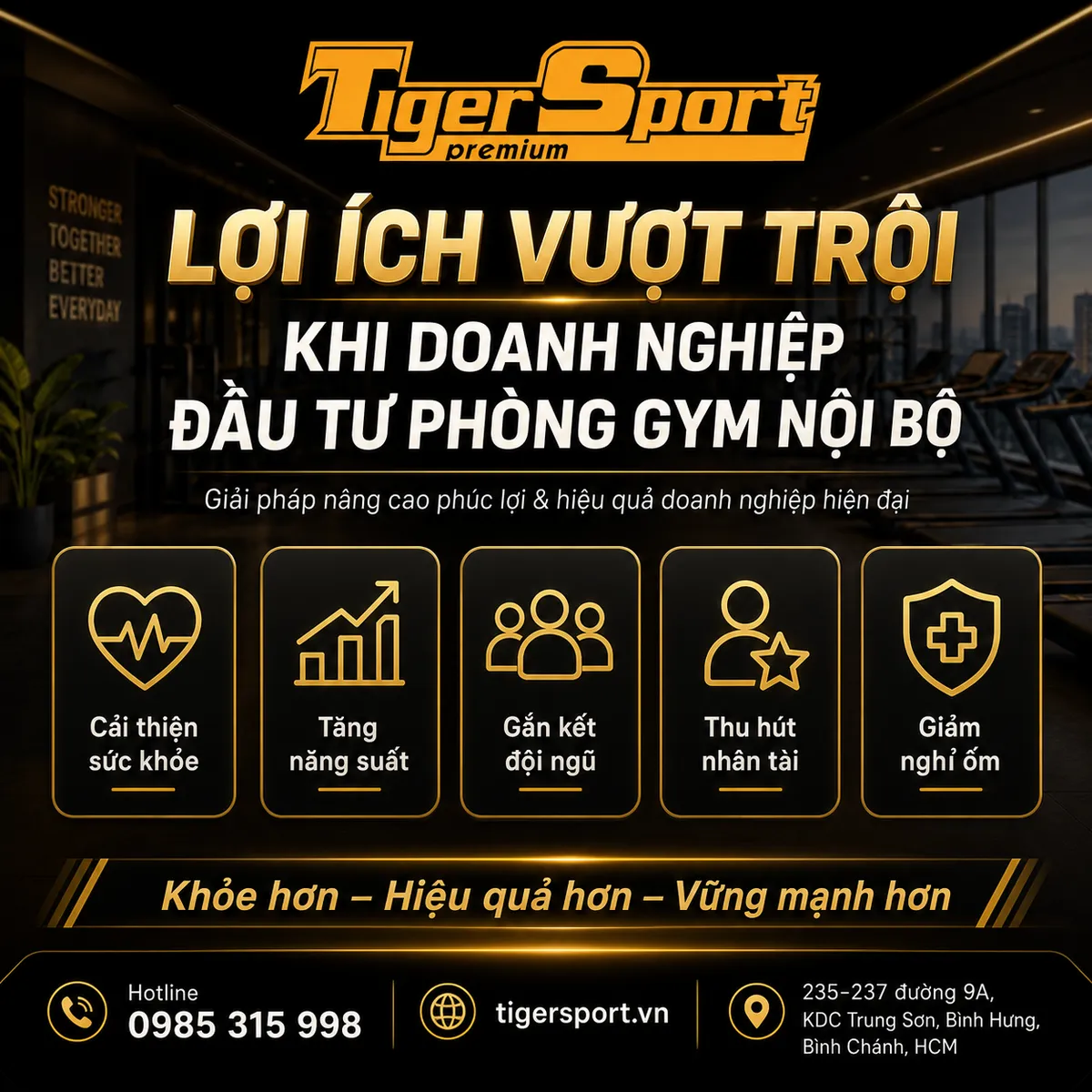 Bản vẽ sơ đồ mặt bằng phòng gym nội bộ với các khu vực chức năng, minh họa các yếu tố ảnh hưởng đến diện tích thiết kế.
