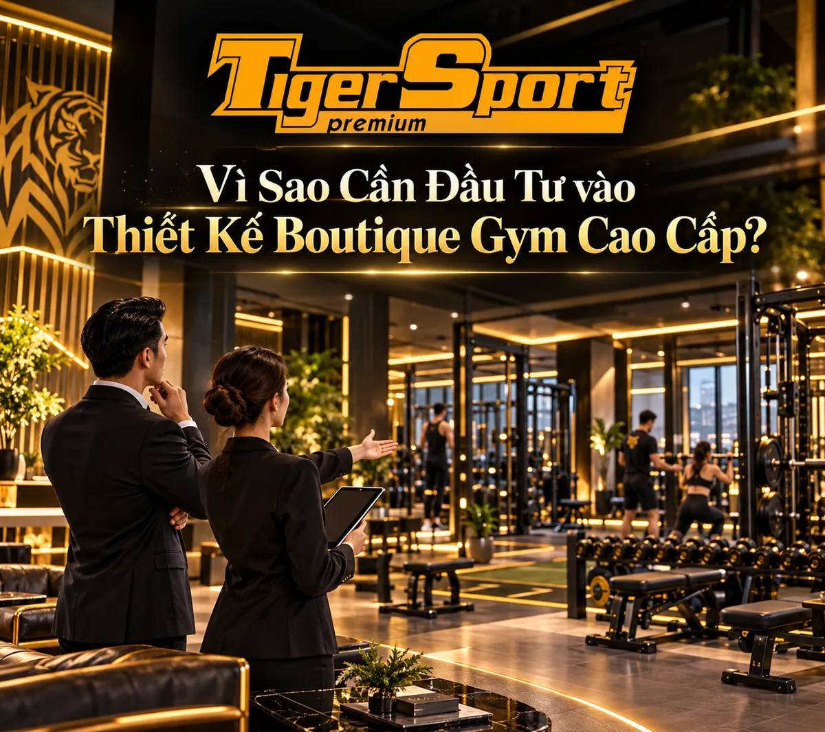 Khách hàng hài lòng tại boutique gym cao cấp, thể hiện sự gắn kết, lòng trung thành và hiệu quả đầu tư.