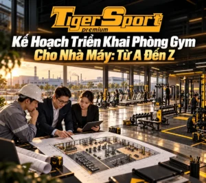 Sơ đồ thiết kế phòng gym công nghiệp khoa học, tối ưu không gian và bố trí thiết bị hiện đại.